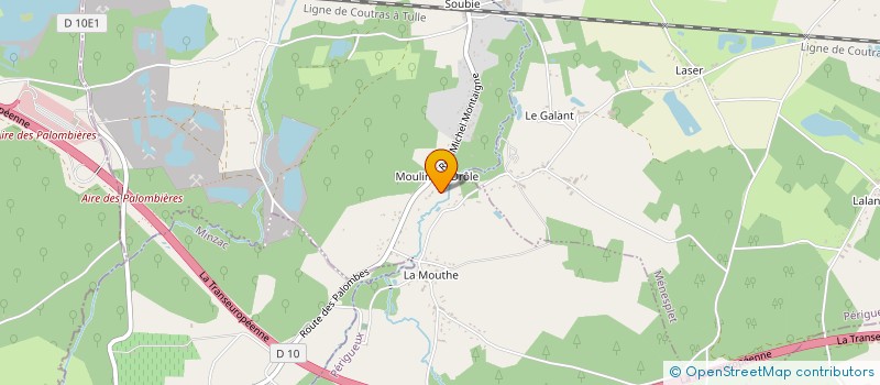 localisation de l'entreprise SARL MENUISERIES JARNAGE MARSOLLIER  MOULIN-NEUF