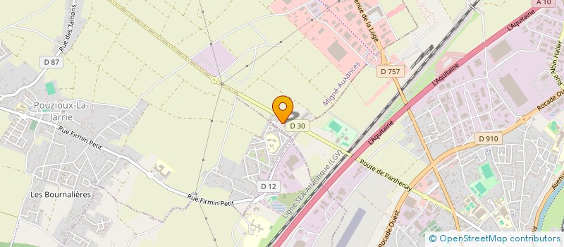 localisation de l'entreprise SARL MENUISERIES SERVICES 86 à MIGNE-AUXANCES