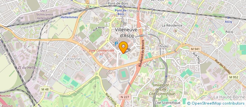 localisation de l'entreprise SARL MEPYMO à VILLENEUVE-D'ASCQ