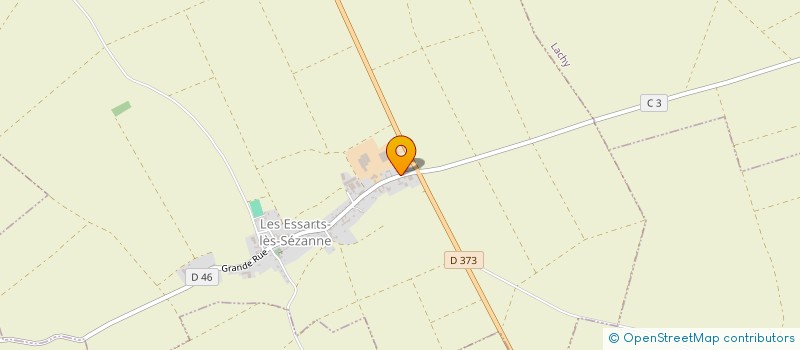 localisation de l'entreprise SARL MERAT AMENDEMENT  LES ESSARTS-LES-SEZANNE