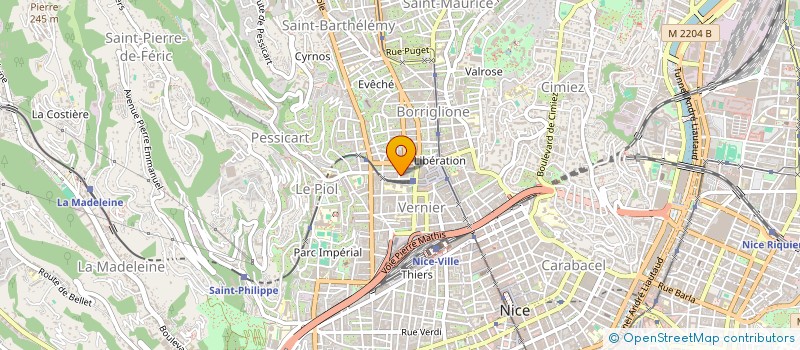 localisation de l'entreprise SARL MERAVIN à NICE