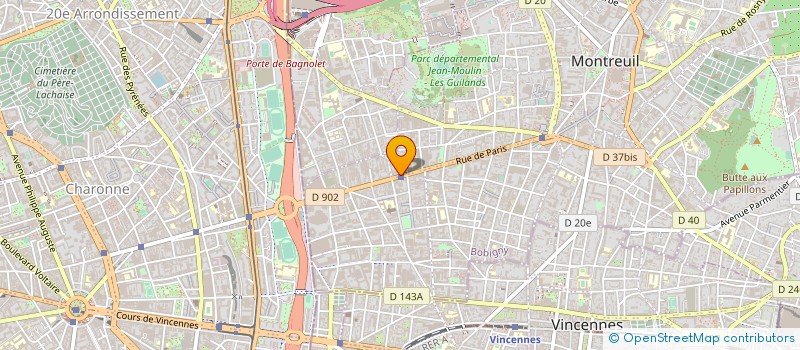 localisation de l'entreprise SARL MERBOU à MONTREUIL