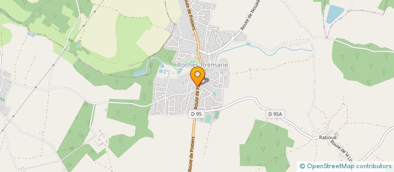 localisation de l'entreprise SARL MERCADE GUILLARD  ROCHES-PREMARIE-ANDILLE