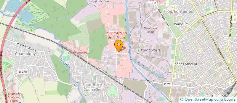 localisation de l'entreprise SARL MERCELOT SUDOUR à SAINT-BRICE-COURCELLES