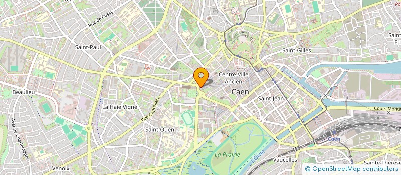 localisation de l'entreprise SARL MERCI  CAEN