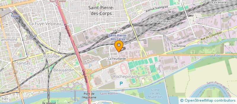 localisation de l'entreprise SARL MERCIER à SAINT-PIERRE-DES-CORPS