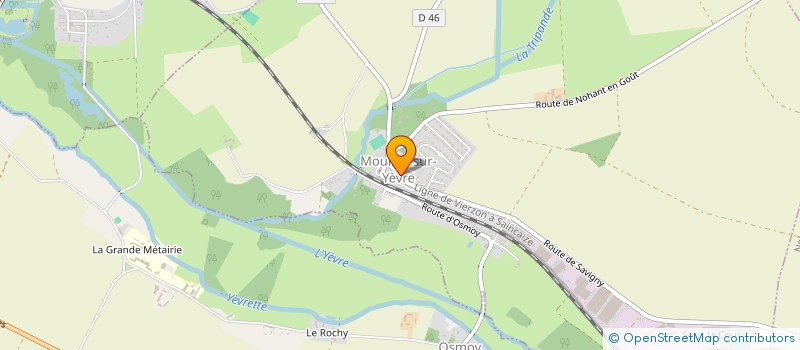 localisation de l'entreprise SARL MERCIER LEROY ET FILS  MOULINS-SUR-YEVRE