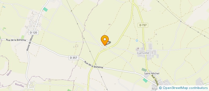 localisation de l'entreprise SARL MERCIER LOIC à MARCILLAC-LANVILLE
