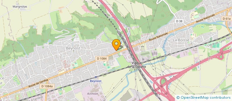 localisation de l'entreprise SARL MERCIER TEILLON  DAGNEUX