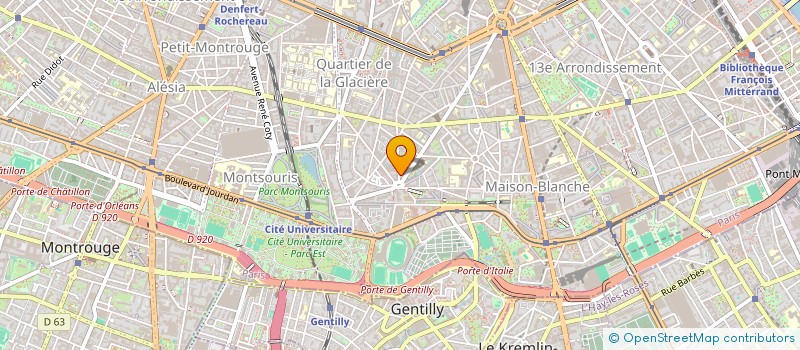 localisation de l'entreprise SARL MERIDA  PARIS