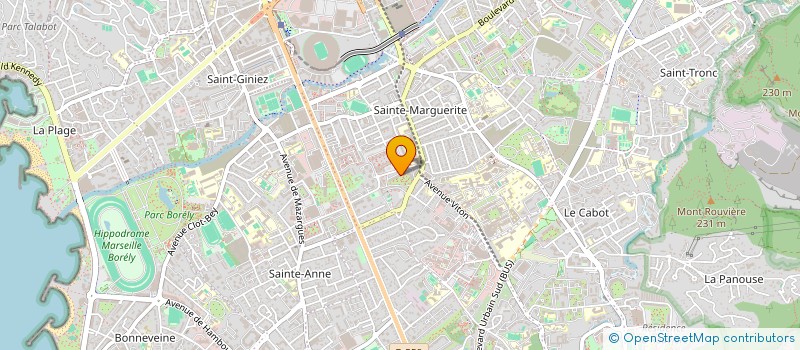 localisation de l'entreprise SARL MERIDIONALE IMMOBILIERE à MARSEILLE