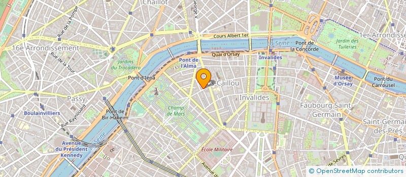 localisation de l'entreprise SARL MERILLOU LE BRONNEC  PARIS