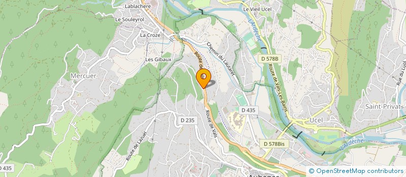 localisation de l'entreprise SARL MERISSE à AUBENAS