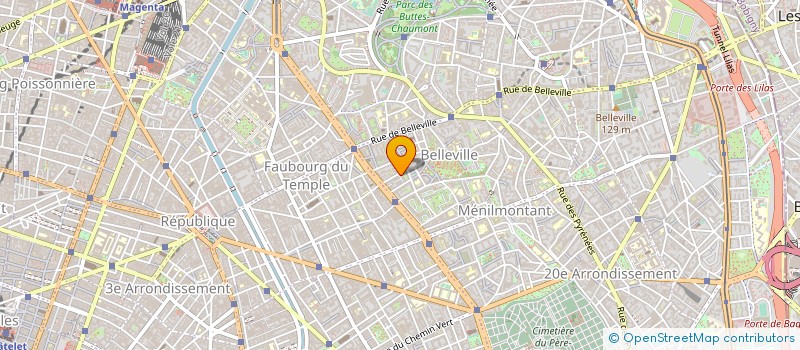 localisation de l'entreprise SARL MERITA  PARIS