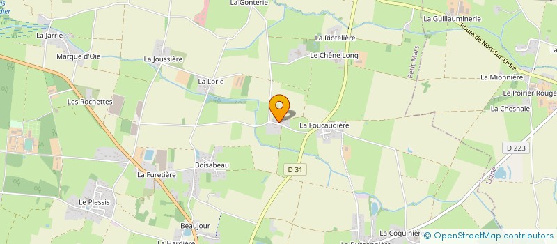 localisation de l'entreprise SARL MERLET à NORT SUR ERDRE