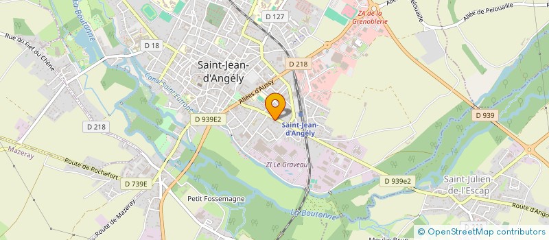 localisation de l'entreprise SARL MERLET à SAINT-JEAN-D'ANGELY