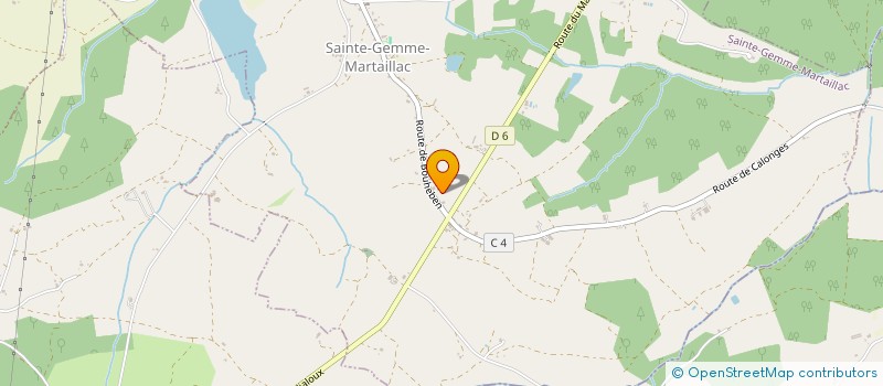 localisation de l'entreprise SARL MERLIN à SAINTE-GEMME-MARTAILLAC