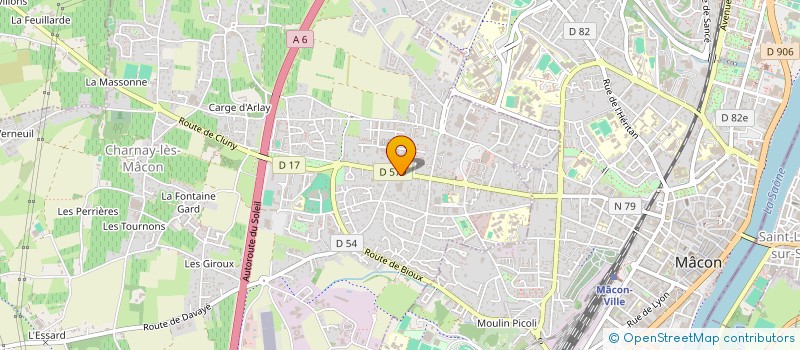 localisation de l'entreprise SARL MERLONG à CHARNAY-LES-MACON