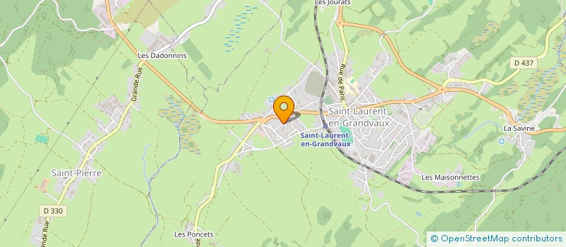 localisation de l'entreprise SARL MERRYLINE à SAINT-LAURENT-EN-GRANDVAUX