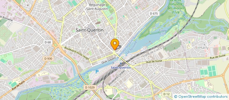 localisation de l'entreprise SARL MERSCHREST à SAINT-QUENTIN