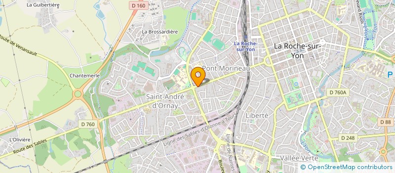 localisation de l'entreprise SARL MERSIT-JABIR à LA ROCHE-SUR-YON