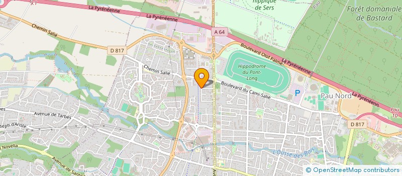 localisation de l'entreprise SARL MERVAL  LONS