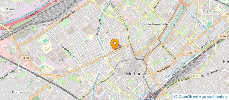 localisation de l'entreprise SARL MERVE à MULHOUSE