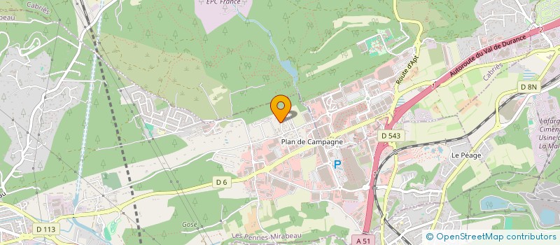 localisation de l'entreprise SARL MESA à LES PENNES MIRABEAU