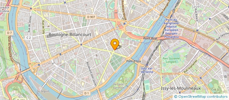 localisation de l'entreprise SARL MESSALINE à BOULOGNE-BILLANCOURT
