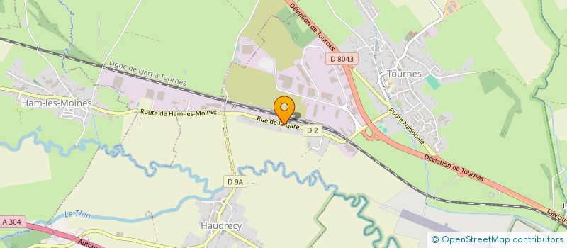 localisation de l'entreprise SARL MESTRE FRERES à TOURNES