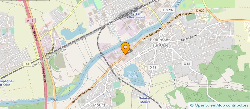 localisation de l'entreprise SARL MESTRIA INGENIERIE à BEAUMONT-SUR-OISE