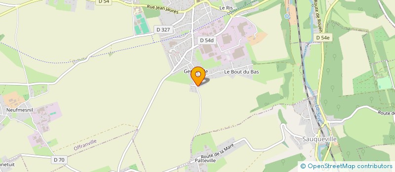 localisation de l'entreprise SARL METAIS TRANSPORTS  OFFRANVILLE