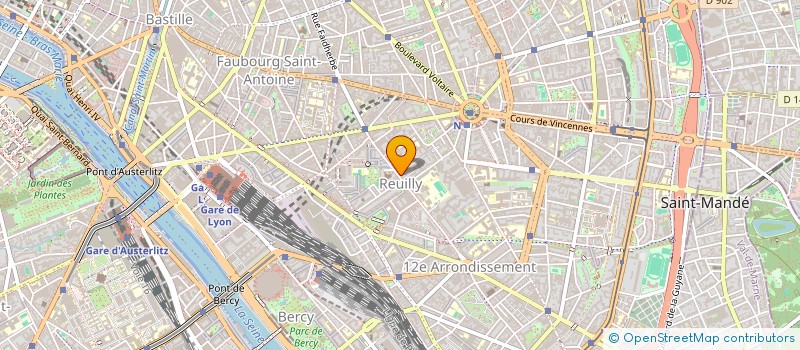 localisation de l'entreprise SARL METAL FORME à PARIS