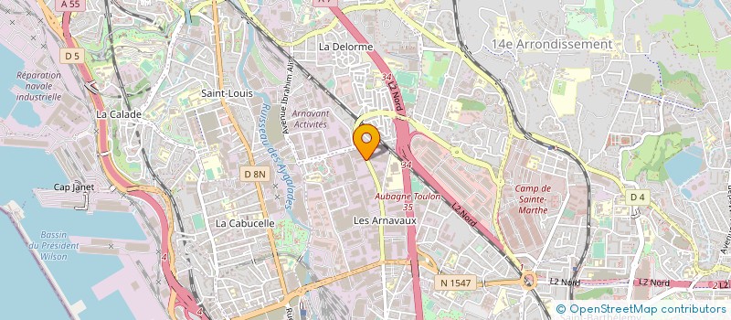localisation de l'entreprise SARL METAL' SERVICE ETUDES REALISATIONS ASSISTANCE TECHNIQUE à MARSEILLE