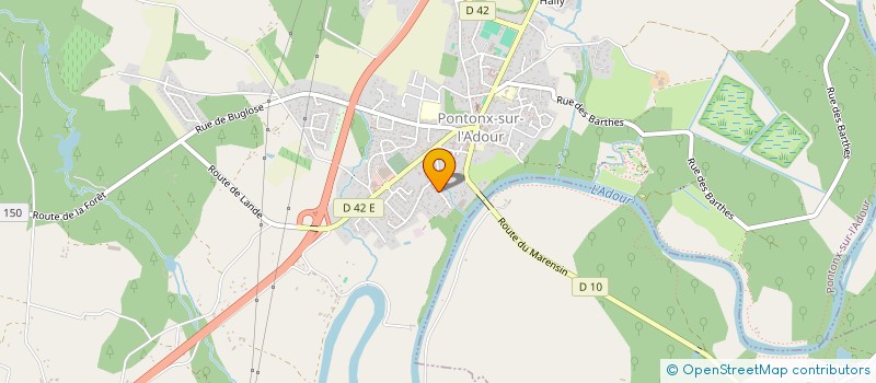 localisation de l'entreprise SARL METALLERIE LAPLACE  PONTONX-SUR-L'ADOUR