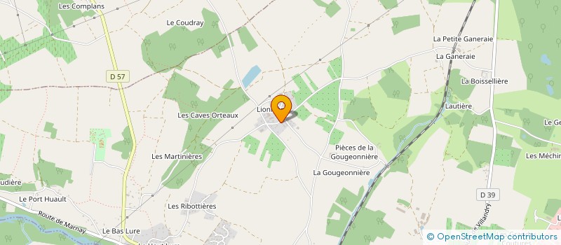 localisation de l'entreprise SARL METALLERIE MARTIN à AZAY-LE-RIDEAU