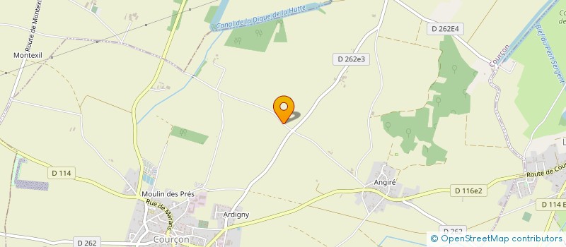 localisation de l'entreprise SARL METALLERIE PUIROUX  COURCON