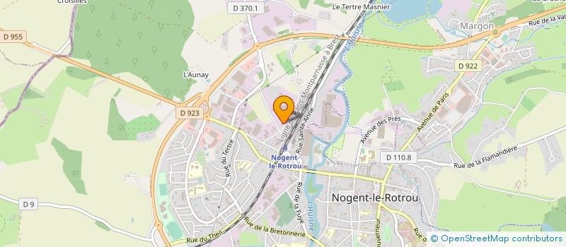 localisation de l'entreprise SARL METAUX DISTRIBUTION 1 à NOGENT-LE-ROTROU