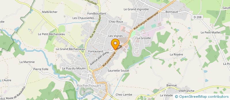 localisation de l'entreprise SARL METEORE MOTO à ROCHECHOUART