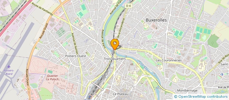 localisation de l'entreprise SARL METHANE INVEST à POITIERS