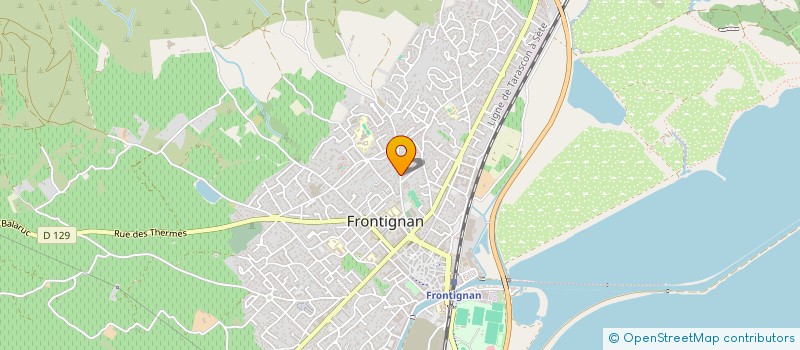 localisation de l'entreprise SARL METHANIE à FRONTIGNAN
