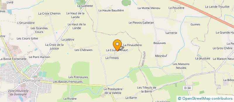 localisation de l'entreprise SARL METHAVO ELEVAGES  DOMAGNE