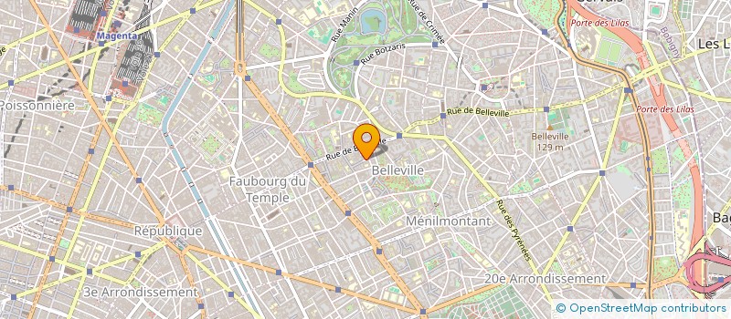 localisation de l'entreprise SARL METIN  PARIS