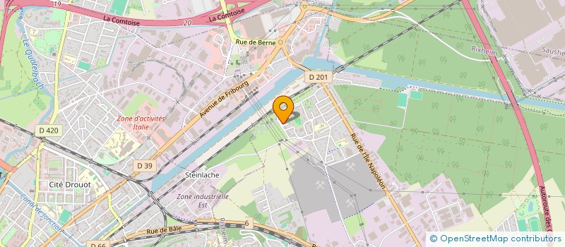 localisation de l'entreprise SARL METROBAT  RIXHEIM