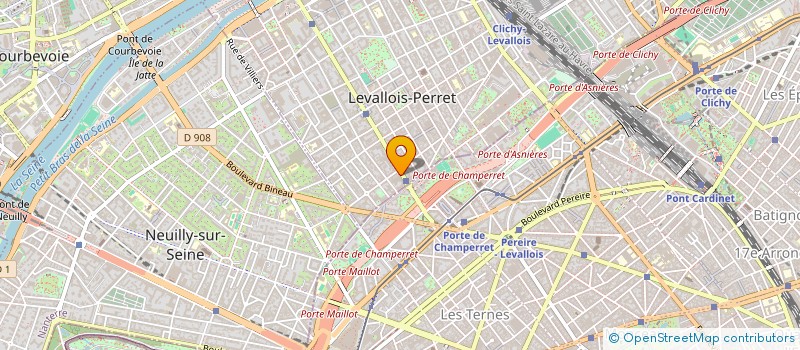 localisation de l'entreprise SARL METROFLOR à LEVALLOIS-PERRET