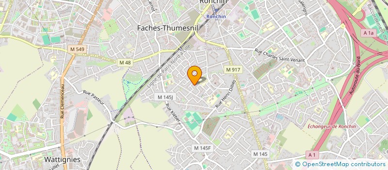localisation de l'entreprise SARL METROPOLE GALAXIE à FACHES-THUMESNIL