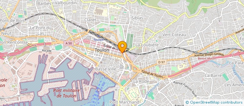 localisation de l'entreprise SARL METROPOLIS à TOULON