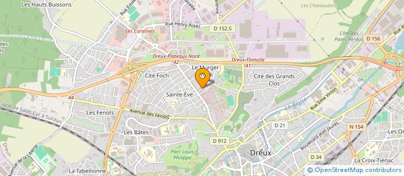 localisation de l'entreprise SARL MEUBLE BRETINIERE MARGUERIE à DREUX