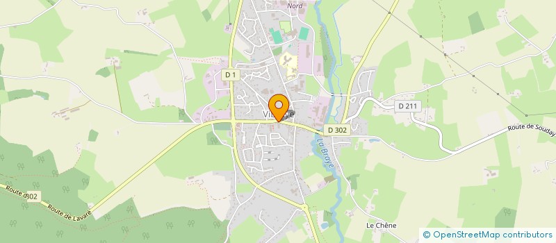 localisation de l'entreprise SARL MEUBLES CLEMENT  VIBRAYE