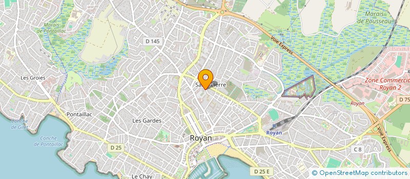 localisation de l'entreprise SARL MEUBLES EBREUIL ET FILS à ROYAN